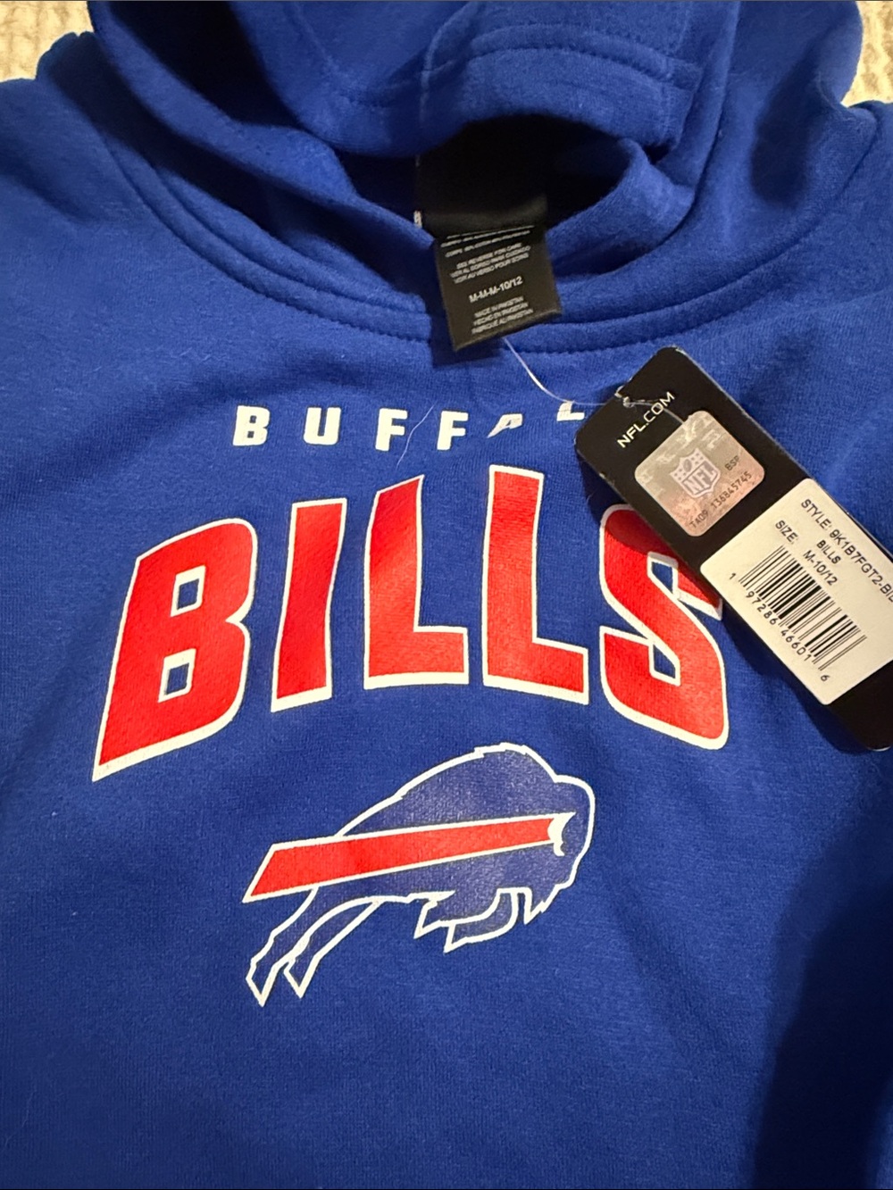 Buffalo bills Royal Blue Bills Logo Crewneck Hoodie - Picture 3 of 5